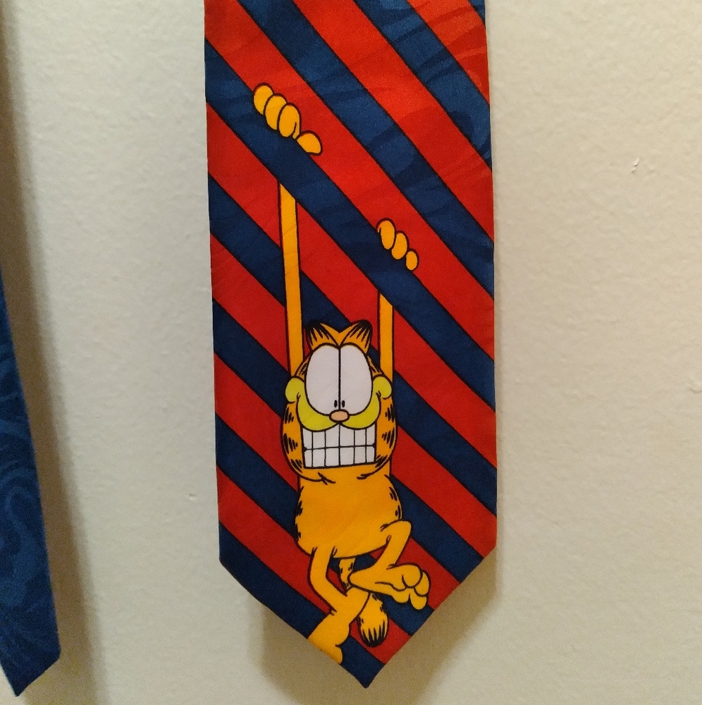 Vintage Garfield Striped Men's Necktie 1978 Balancine